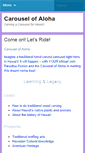 Mobile Screenshot of carouselofaloha.org